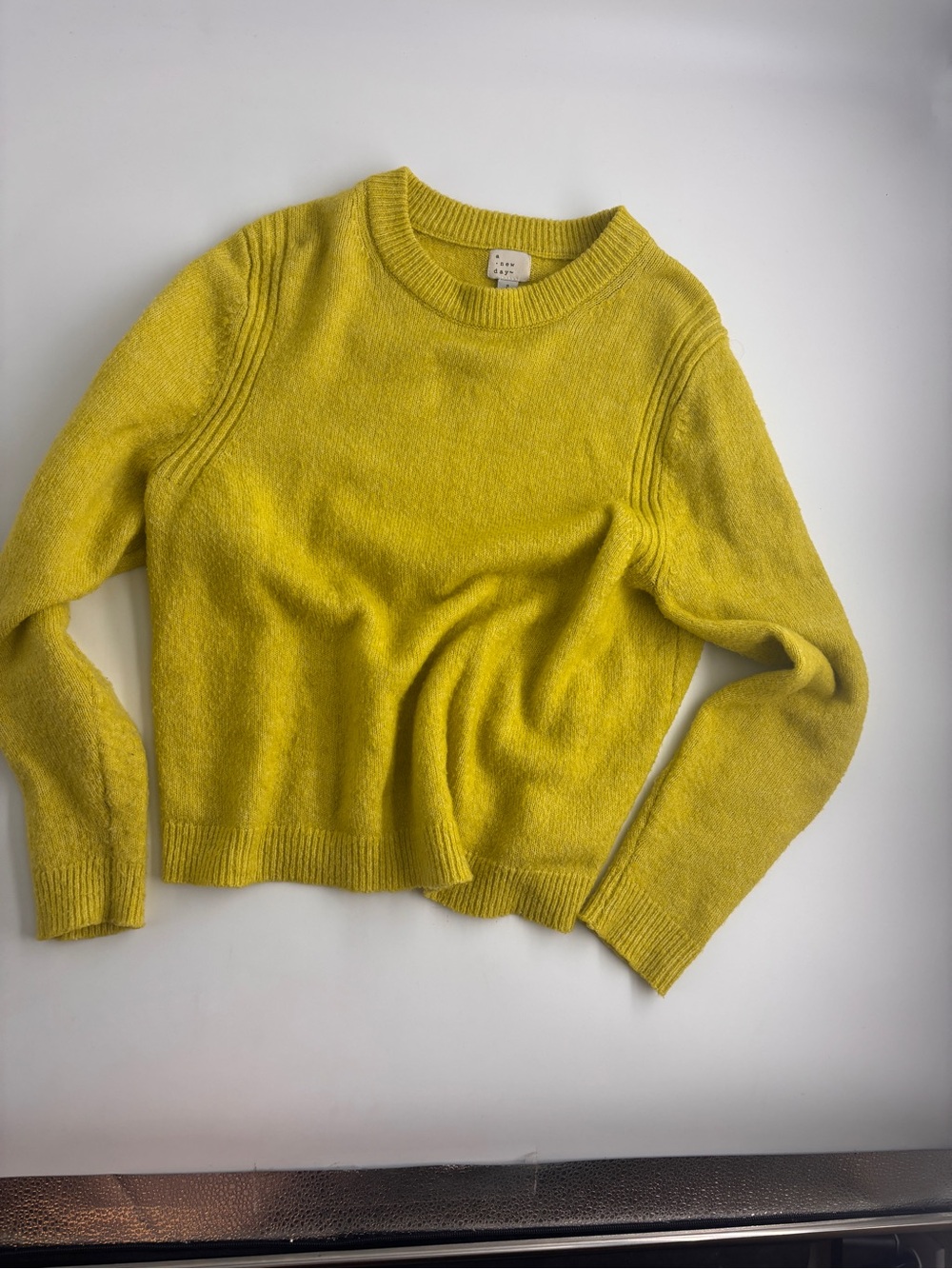 Women’s Bright Yellow Crewneck Sweater